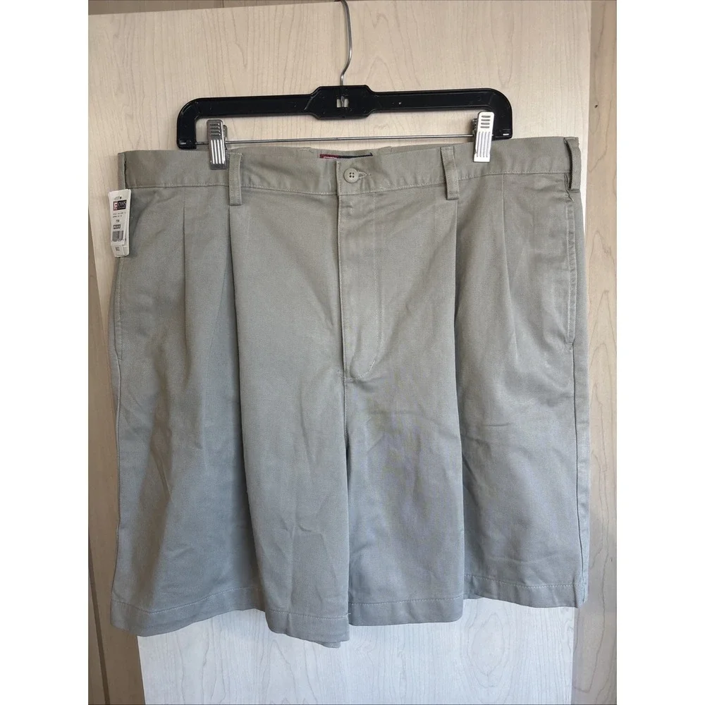 VTG Chaps Ralph Lauren NWT Pleated Chino Shorts Men's Size 40 Khaki Beige 90s
